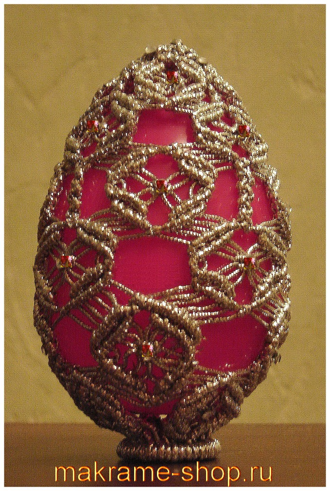 Пасхальный сувенир-макраме (Антонина Куликова)