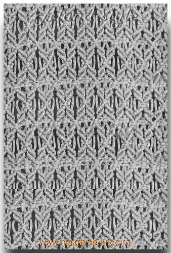 Серый узор плетеных накидок